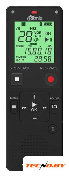 Диктофон Ritmix RR-820 8 GB - Изображение №1 — Интернет-Магазин TECNO.BY