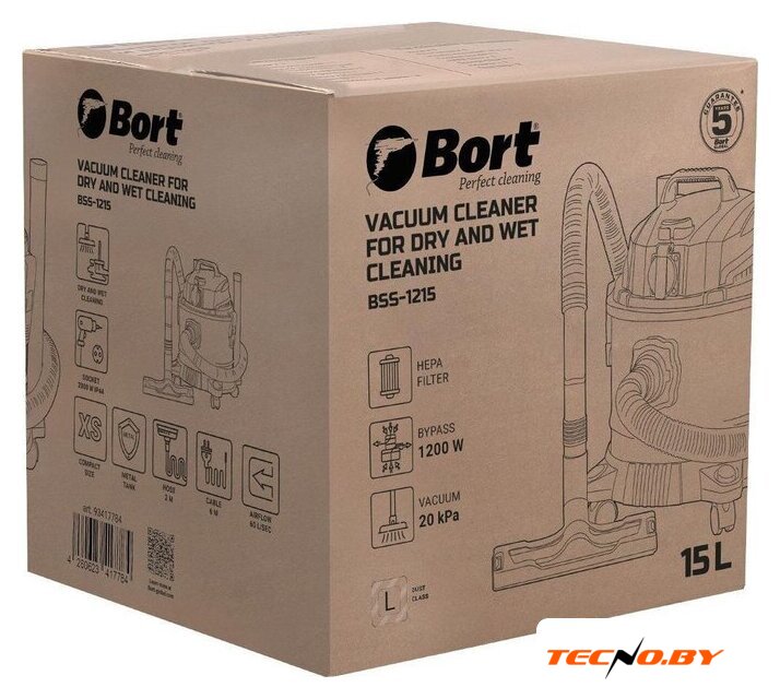 Пылесос Bort BSS-1215 - Изображение №11 — Интернет-Магазин TECNO.BY