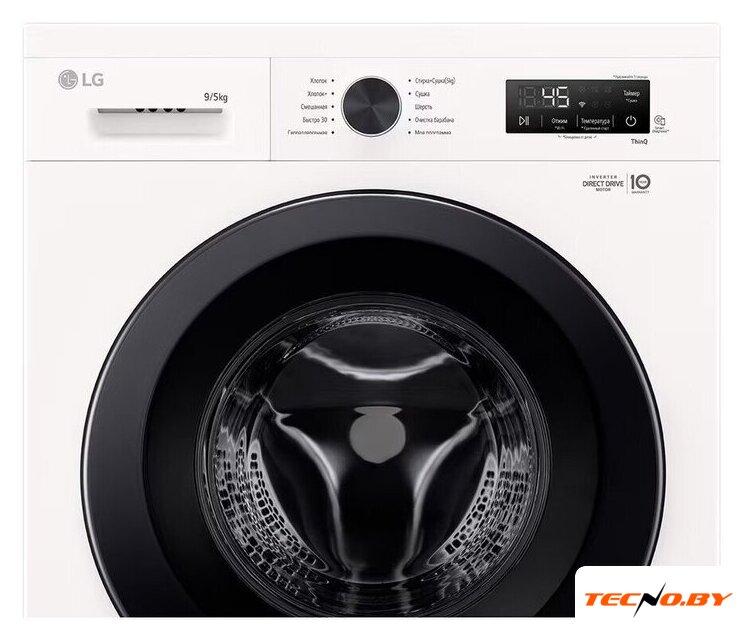 Стирально-сушильная машина LG F2Y2VG6W - Изображение №5 — Интернет-Магазин TECNO.BY