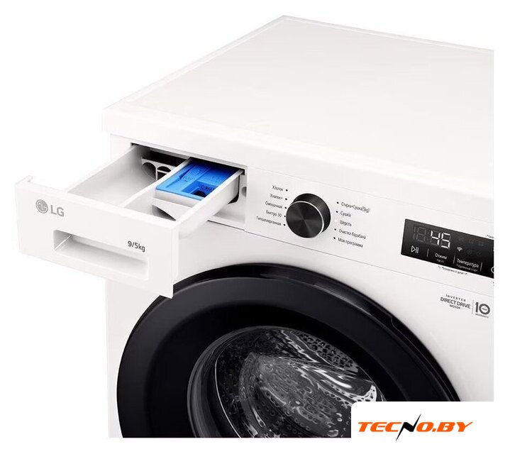 Стирально-сушильная машина LG F2Y2VG6W - Изображение №6 — Интернет-Магазин TECNO.BY