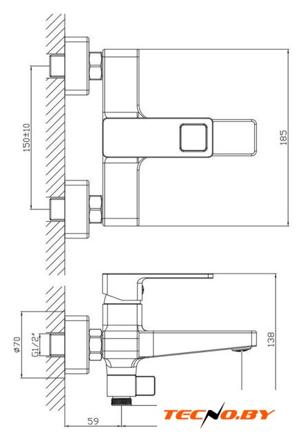 Смеситель Lauter Cascade 21CK6615C с лейкой Living Nevada 21S10146 - Изображение №14 — Интернет-Магазин TECNO.BY