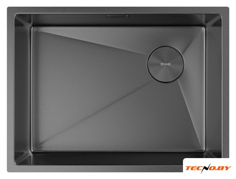 Кухонная мойка ZorG Zerox 59 U / IF Side SF PVD Gunblack - Изображение №3 — Интернет-Магазин TECNO.BY