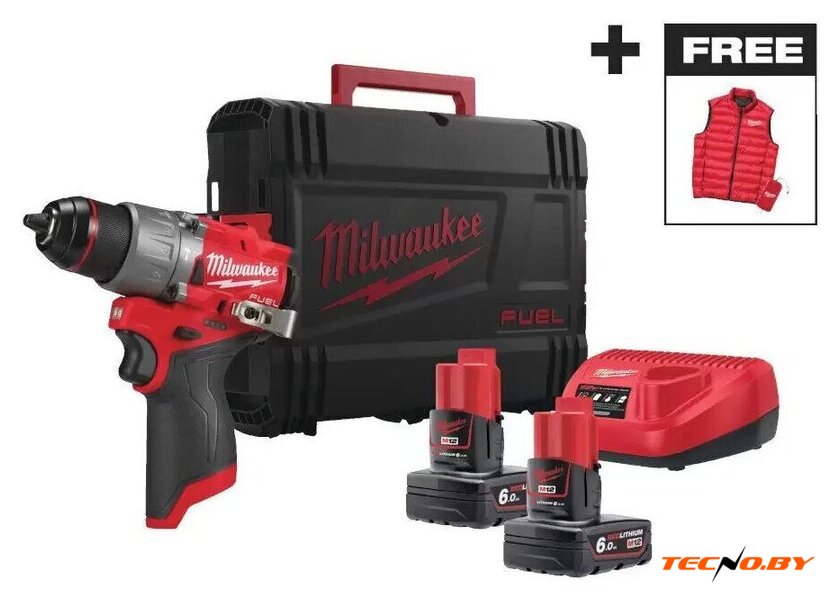 Ударная дрель-шуруповерт Milwaukee M12 FPD2MC-602X 4933499463 (с 2-мя АКБ, кейс) - Изображение №1 — Интернет-Магазин TECNO.BY
