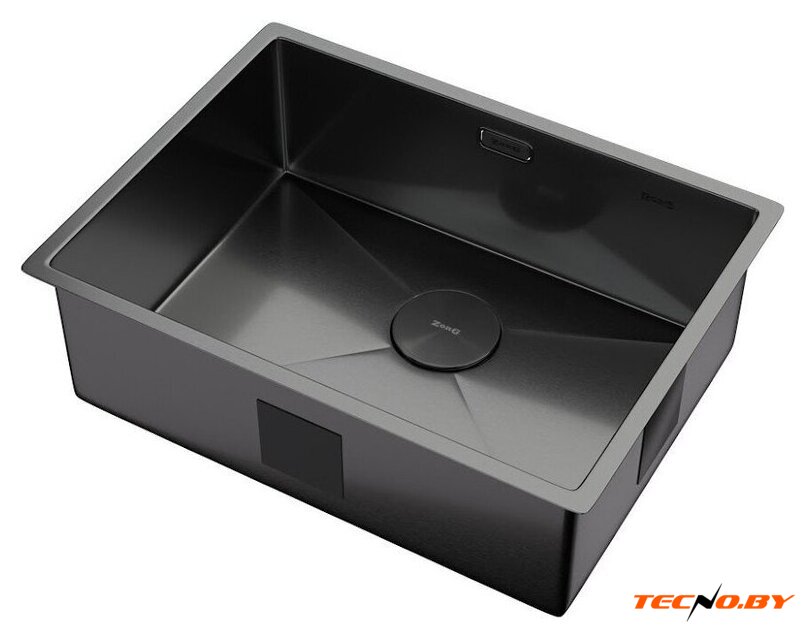 Кухонная мойка ZorG Zerox 59 U / IF PVD Gunblack - Изображение №2 — Интернет-Магазин TECNO.BY
