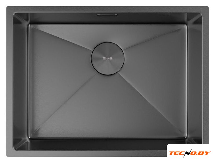 Кухонная мойка ZorG Zerox 59 U / IF PVD Gunblack - Изображение №3 — Интернет-Магазин TECNO.BY