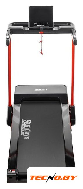 Электрическая беговая дорожка Sundays Fitness Middle Line T7F Plus (черный/красный) - Изображение №6 — Интернет-Магазин TECNO.BY