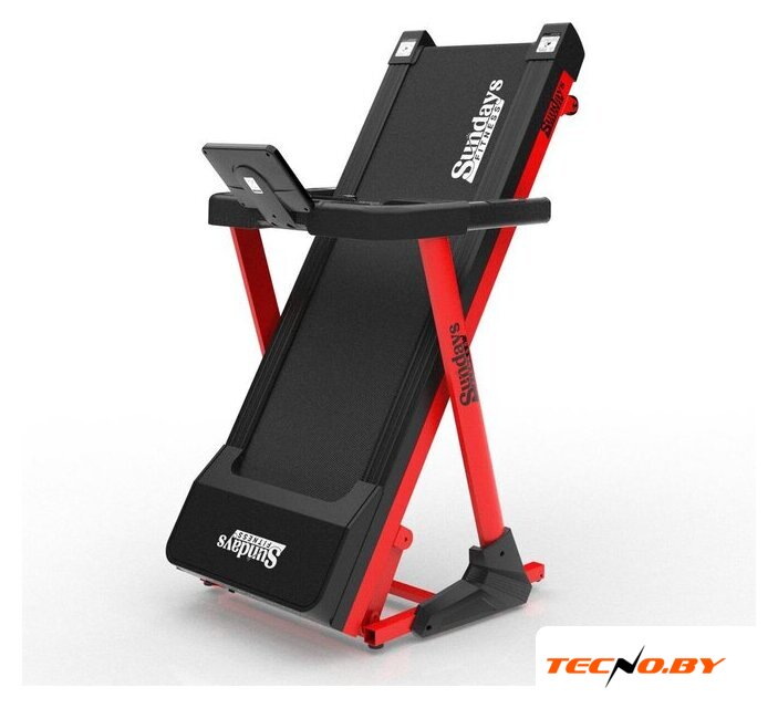 Электрическая беговая дорожка Sundays Fitness Middle Line T7F Plus (черный/красный) - Изображение №11 — Интернет-Магазин TECNO.BY