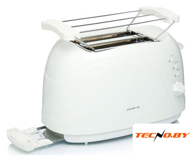 Тостер Polaris PET 0702L (белый) - Изображение №2 — Интернет-Магазин TECNO.BY