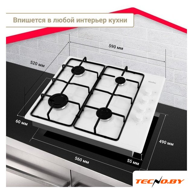 Варочная панель Simfer H60Q40W440 - Изображение №4 — Интернет-Магазин TECNO.BY