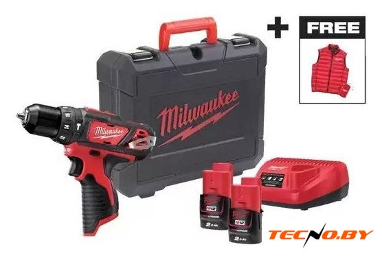 Ударная дрель-шуруповерт Milwaukee M12 BPDMC-202C 4933499465 (с 2-мя АКБ, кейс) - Изображение №1 — Интернет-Магазин TECNO.BY