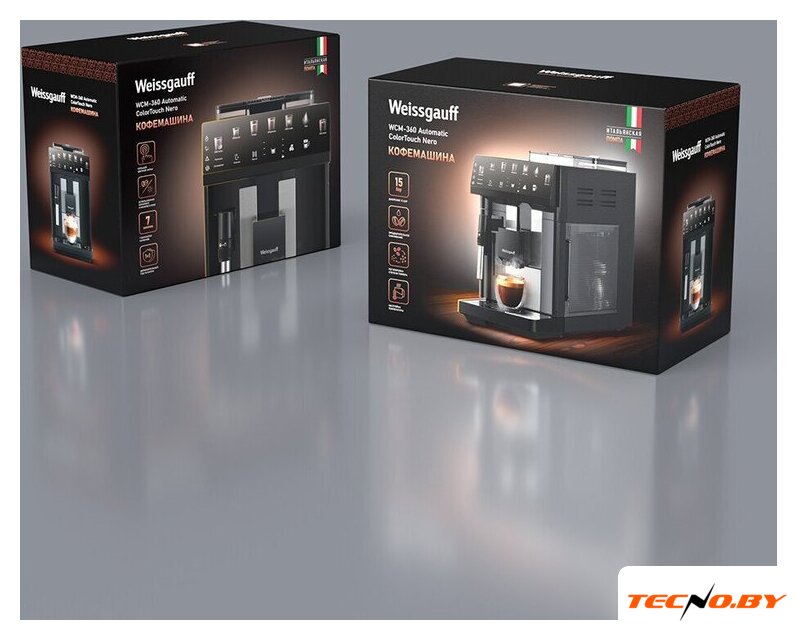 Кофемашина Weissgauff WCM-360 Automatic ColorTouch Nero - Изображение №10 — Интернет-Магазин TECNO.BY