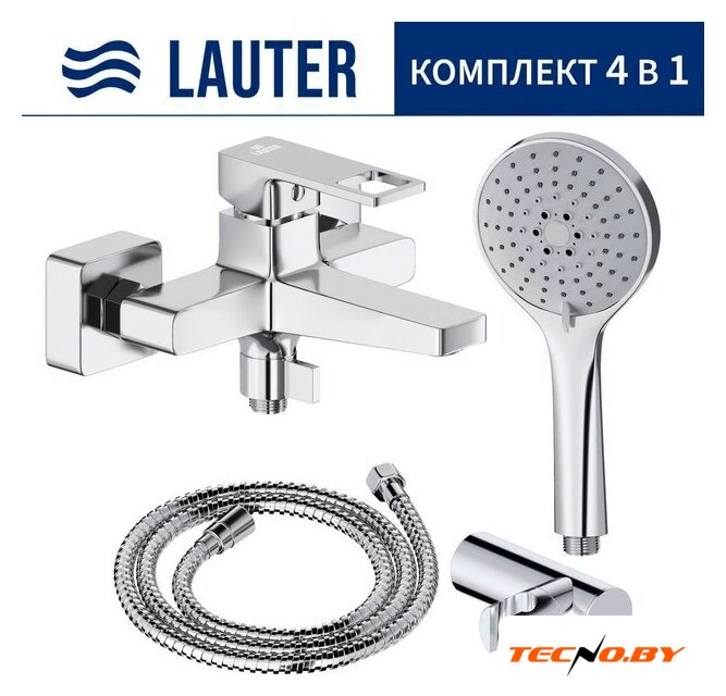 Смеситель Lauter Cascade 21CK6615C с лейкой Relexa Daisy 21S10167 - Изображение №1 — Интернет-Магазин TECNO.BY