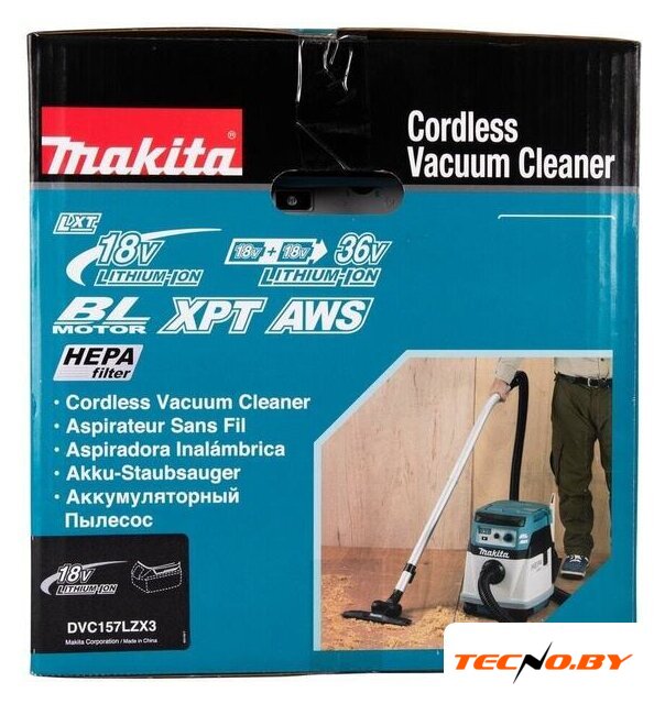 Пылесос Makita DVC157LZX3 (без АКБ и ЗУ) - Изображение №8 — Интернет-Магазин TECNO.BY