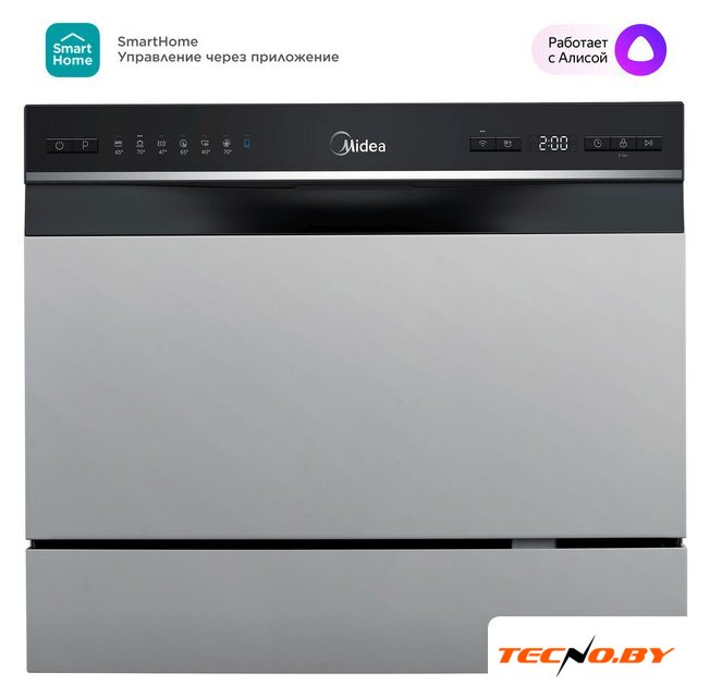 Настольная посудомоечная машина Midea MCFD55S460Si - Изображение №1 — Интернет-Магазин TECNO.BY