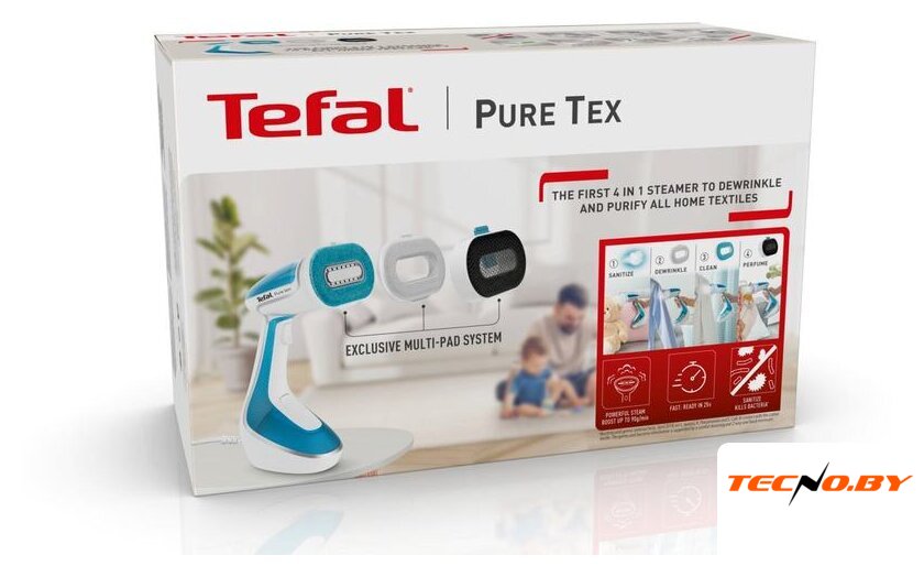 Отпариватель Tefal Pure Tex DT9530E1 - Изображение №7 — Интернет-Магазин TECNO.BY