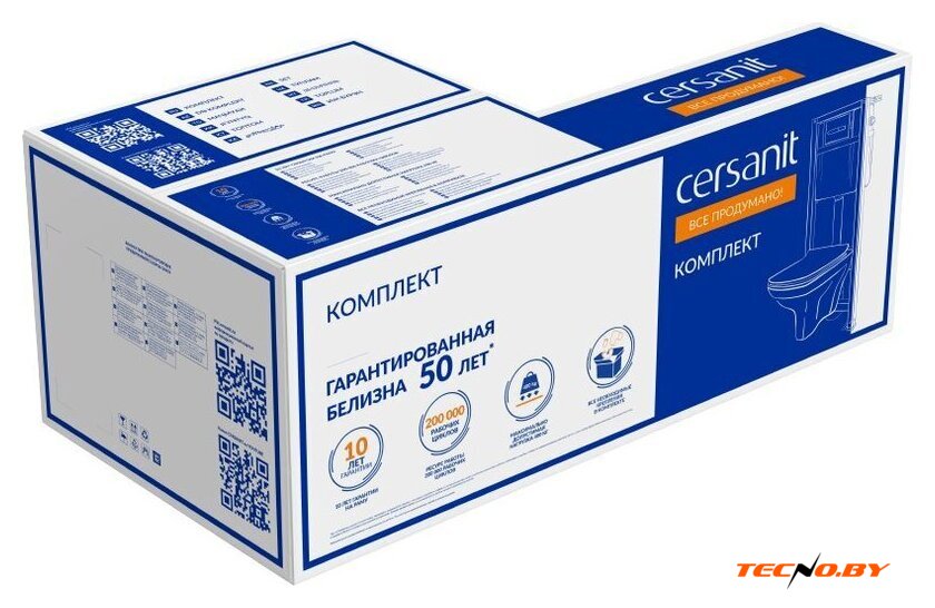 Унитаз подвесной Cersanit Carina New Clean On с инстал. Link Pro (с кнопкой Estetica 64112 черный/хром) - Изображение №17 — Интернет-Магазин TECNO.BY