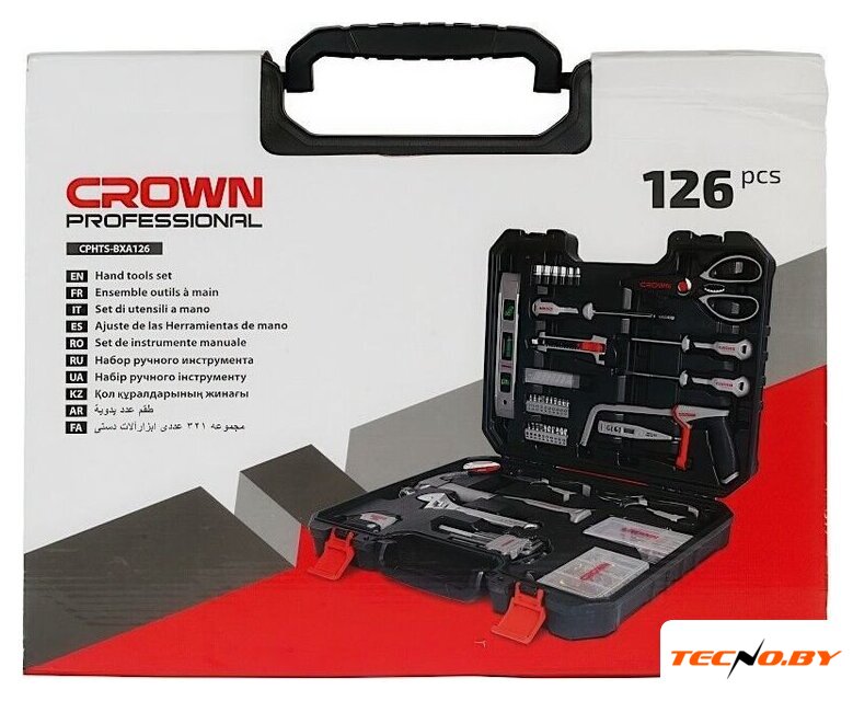 Набор домашнего мастера Crown CPHTS-BXA126 (126 предметов) - Изображение №2 — Интернет-Магазин TECNO.BY