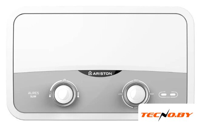 Проточный электрический водонагреватель кран+душ Ariston Aures SF 5.5 COM - Изображение №1 — Интернет-Магазин TECNO.BY