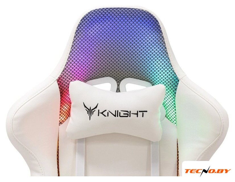 Игровое (геймерское) кресло Knight Wolf RGB (белый) - Изображение №11 — Интернет-Магазин TECNO.BY