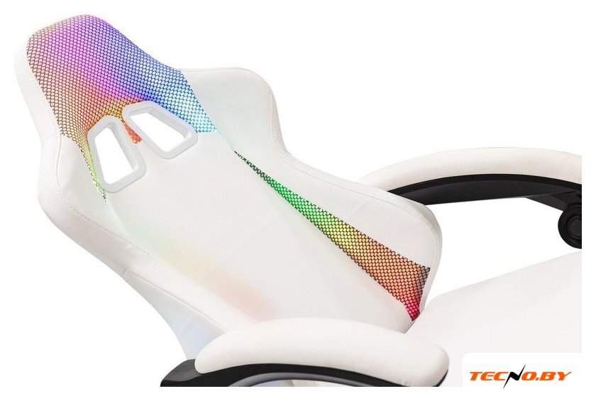 Игровое (геймерское) кресло Knight Wolf RGB (белый) - Изображение №8 — Интернет-Магазин TECNO.BY