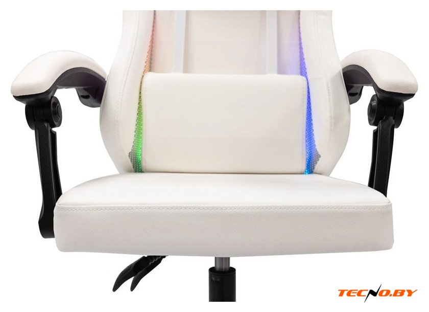 Игровое (геймерское) кресло Knight Wolf RGB (белый) - Изображение №10 — Интернет-Магазин TECNO.BY