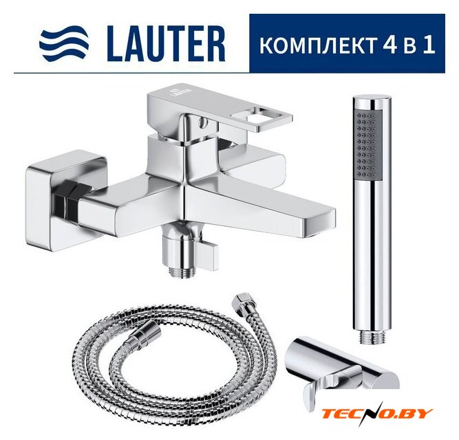 Смеситель Lauter Cascade 21CK6615C с лейкой Relexa Lily 21S10048 - Изображение №1 — Интернет-Магазин TECNO.BY