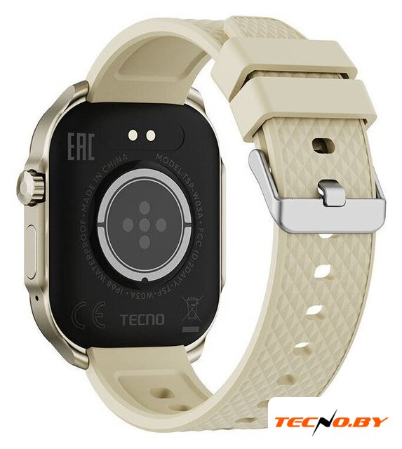 Умные часы Tecno Watch 3 Active TSP-W03A (золотистый) - Изображение №5 — Интернет-Магазин TECNO.BY