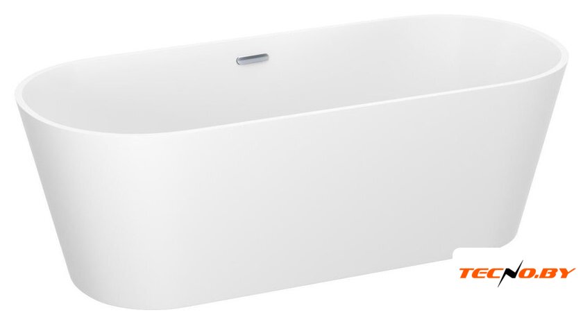 Ванна Wellsee Shell 140x70 28170101R (отдельностоящая ванна белый глянец, экран, ножки, сифон-автомат хром) - Изображение №2 — Интернет-Магазин TECNO.BY