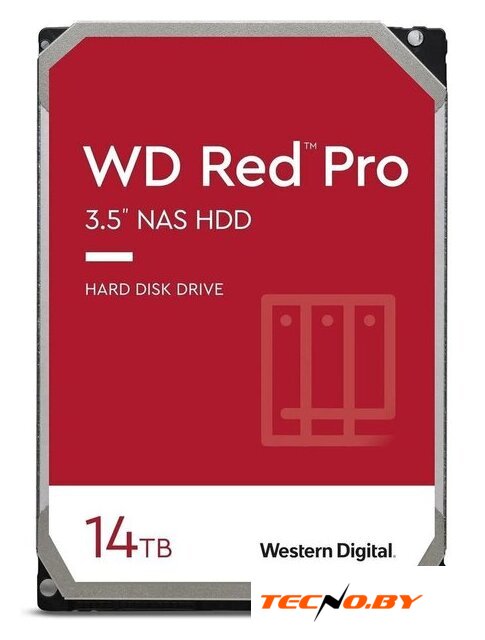 Жесткий диск WD Red Pro 14TB WD142KFGX - Изображение №2 — Интернет-Магазин TECNO.BY