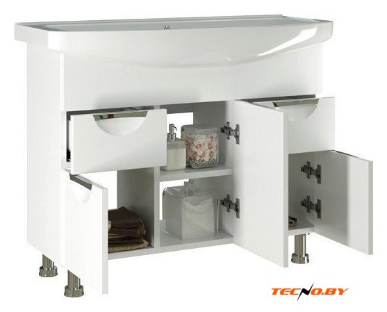  Mixline Тумба под умывальник Этьен 105 542411 - Изображение №2 — Интернет-Магазин TECNO.BY