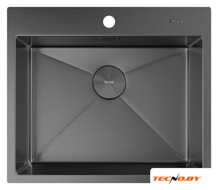 Кухонная мойка ZorG Zerox 59 IF PVD Gunblack - Изображение №3 — Интернет-Магазин TECNO.BY