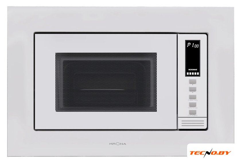 Микроволновая печь Krona Laune 60 WH Dots K - Изображение №1 — Интернет-Магазин TECNO.BY