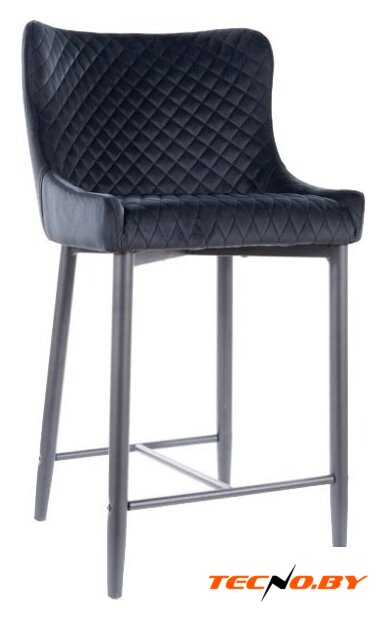 Стул Signal Colin B H-2 Velvet (bluvel 19 черный) - Изображение №1 — Интернет-Магазин TECNO.BY