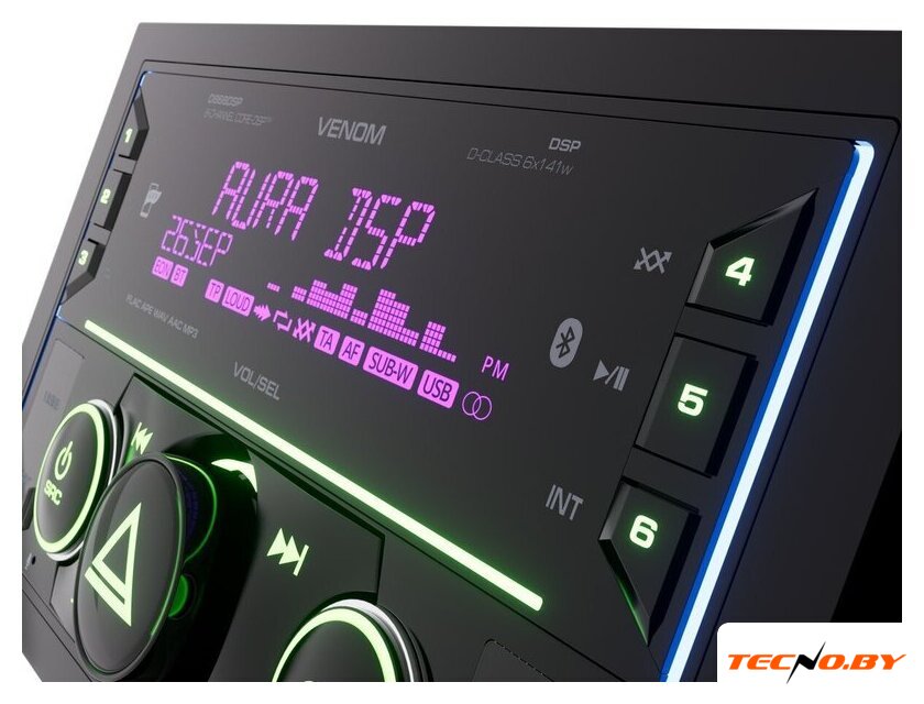 USB-магнитола Aura Venom-D868DSP - Изображение №2 — Интернет-Магазин TECNO.BY