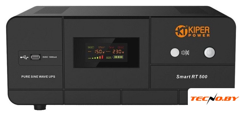 Источник бесперебойного питания Kiper Power Smart RT 500 - Изображение №1 — Интернет-Магазин TECNO.BY