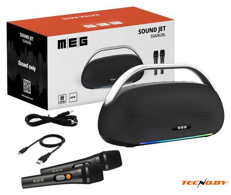 Беспроводная колонка MEG Sound Jet SSA062BL - Изображение №7 — Интернет-Магазин TECNO.BY