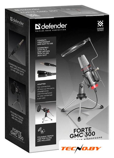 Проводной микрофон Defender Forte GMC 300 - Изображение №9 — Интернет-Магазин TECNO.BY