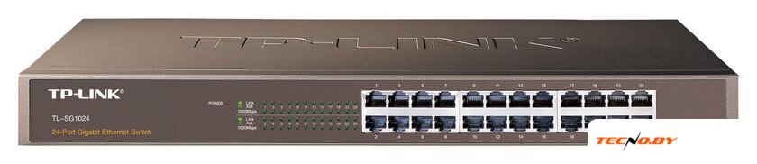 Неуправляемый коммутатор TP-Link TL-SG1024 - Изображение №1 — Интернет-Магазин TECNO.BY