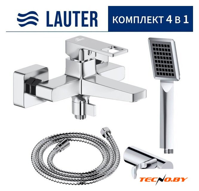 Смеситель Lauter Cascade 21CK6615C с лейкой Relexa Serene 21S00103 - Изображение №1 — Интернет-Магазин TECNO.BY