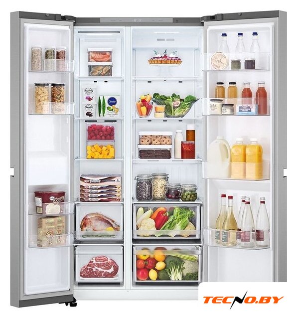 Холодильник side by side LG GC-B257KMHW - Изображение №3 — Интернет-Магазин TECNO.BY