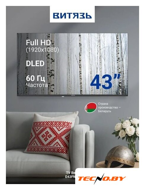 Телевизор Витязь D43FN01BF - Изображение №9 — Интернет-Магазин TECNO.BY