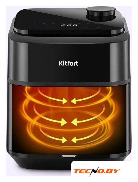 Аэрогриль (аэрофритюрница) Kitfort KT-8154 - Изображение №4 — Интернет-Магазин TECNO.BY