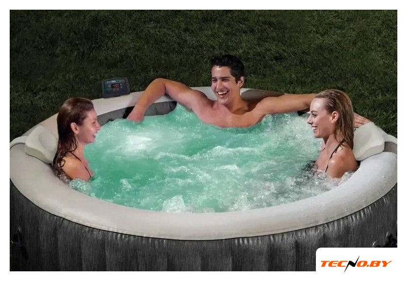 Надувной бассейн Intex Bubble Massage Deluxe 28440 (196x71) с джакузи - Изображение №7 — Интернет-Магазин TECNO.BY