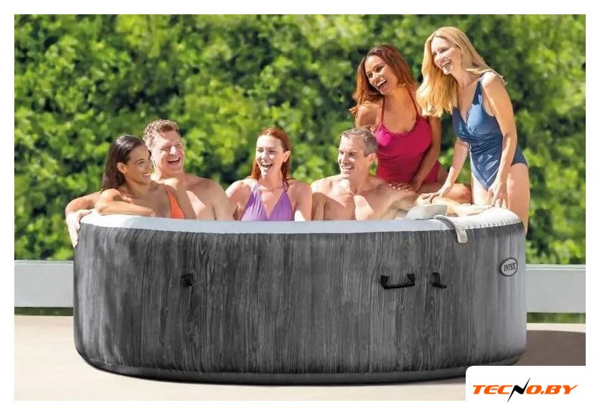 Надувной бассейн Intex Bubble Massage Deluxe 28440 (196x71) с джакузи - Изображение №6 — Интернет-Магазин TECNO.BY