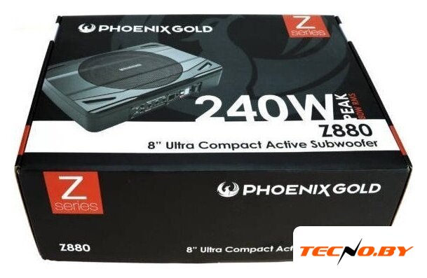 Корпусной активный сабвуфер Phoenix Gold Z880 - Изображение №5 — Интернет-Магазин TECNO.BY