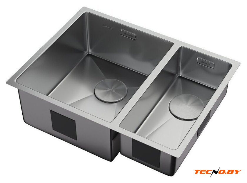 Кухонная мойка ZorG Zerox 58-2 U / IF-R Steel - Изображение №2 — Интернет-Магазин TECNO.BY