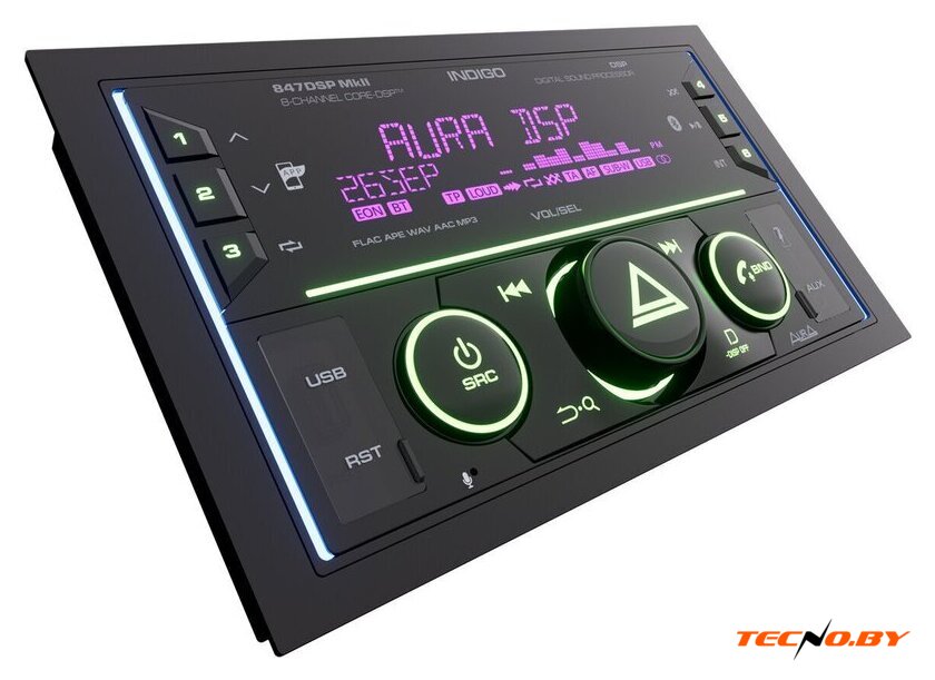 USB-магнитола Aura Indigo-847DSP MkII - Изображение №3 — Интернет-Магазин TECNO.BY