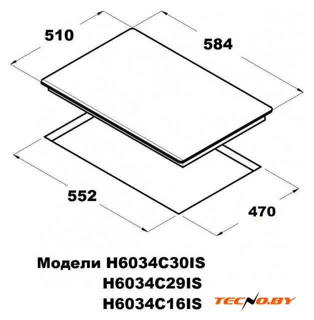 Варочная панель Schtoff H6034C16IS Black - Изображение №5 — Интернет-Магазин TECNO.BY