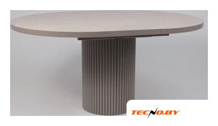 Кухонный стол Мамадома Askar round slide-116 раздвижной 116-156 (bayona ivory premium cer/капучино) - Изображение №12 — Интернет-Магазин TECNO.BY