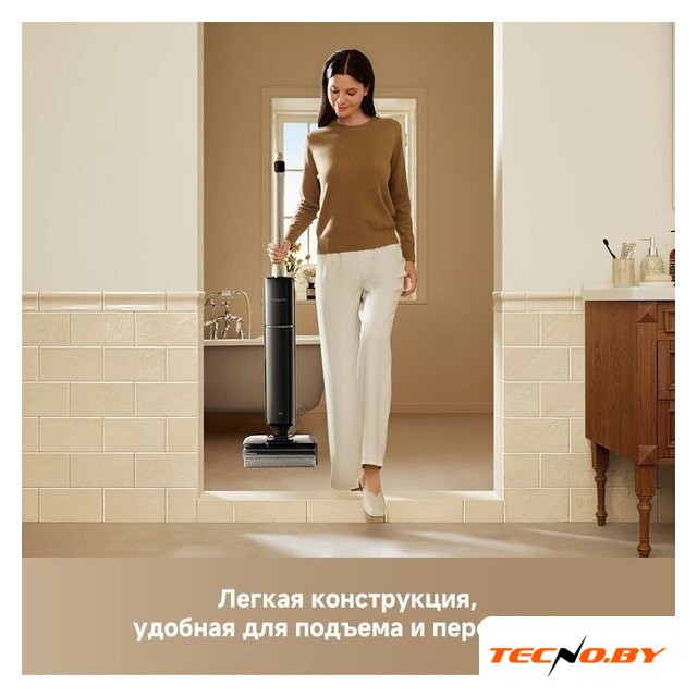 Вертикальный моющий пылесос Dreame G12 Wet and Dry Vacuum HHR32A (евровилка, черный) - Изображение №6 — Интернет-Магазин TECNO.BY